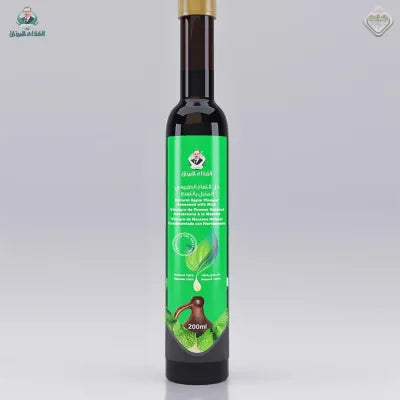 خلاصة النعناع المائية في خل التفاح الطبيعي