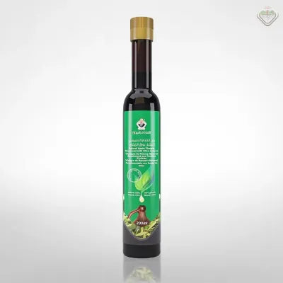 خلاصة ورق الزيتون المائية في خل التفاح الطبيعي