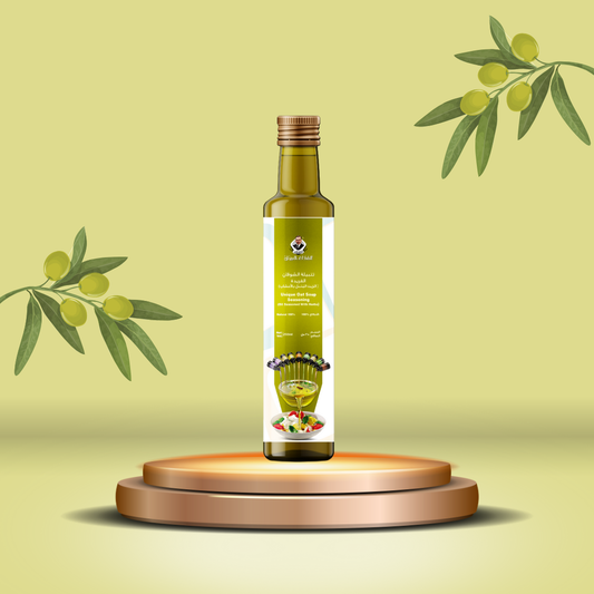 زيت الزيتون المُتبل بالأعشاب (خلطة الشوفان الفريدة).