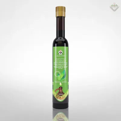 خلاصة عشبة القمح المائية في خل التفاح الطبيعي