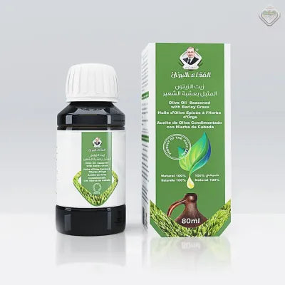 خلاصة عشبة الشعير الزيتية في زيت الزيتون البكر الطبيعي