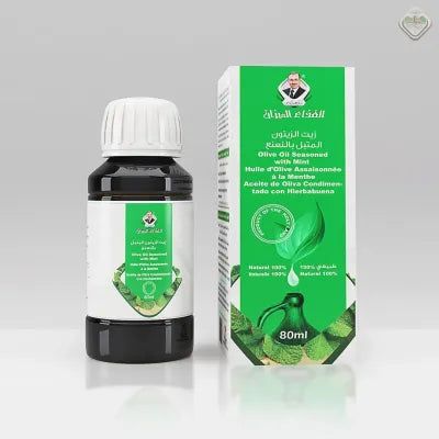 خلاصة النعناع الزيتية في زيت الزيتون البكر الطبيعي